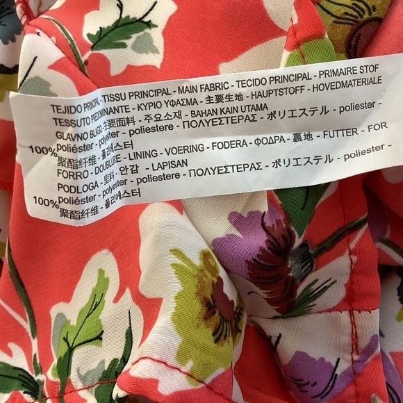 Zara Floral Wrap Romper Size XS - Picture 8 of 9